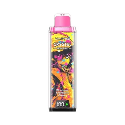 VAPME CRYSTAL 48000 Puffs Vienkartiniai Vape Didmeninė prekyba
